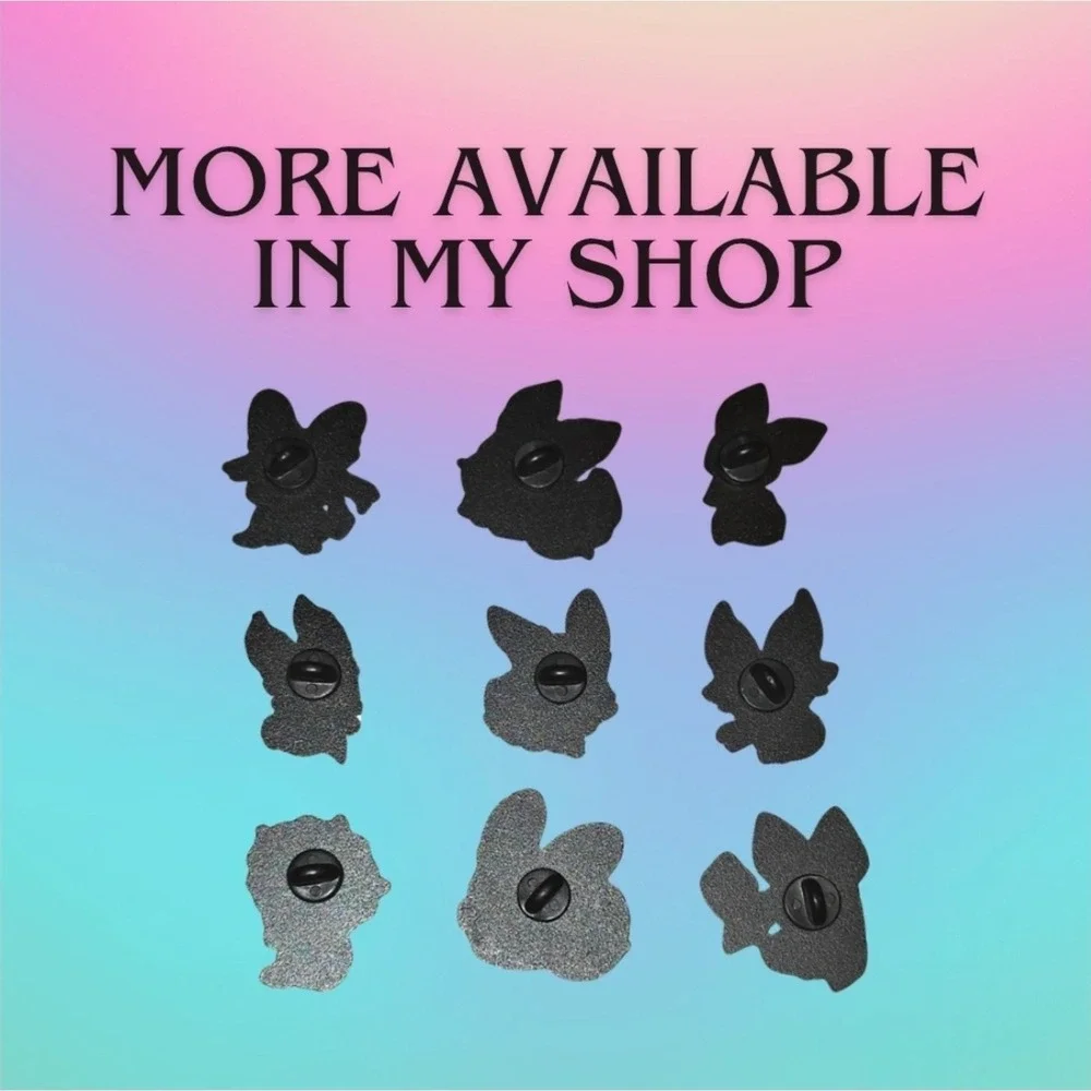 Pokémon GLACEON Eevee Evolutions Chibi Enamel Pin Set – Collector's Charm